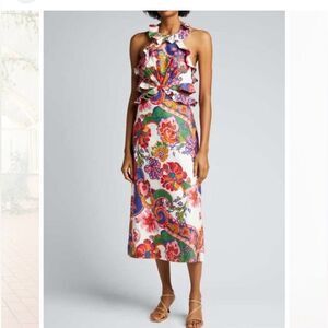 NWOT Zimmermann Lovestruck tie back dress
